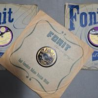 3 dischi Fonit 78 giri - Natalino Otto L. Morosini