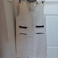 Abito Intrend Max Mara in lino con tasche decorate