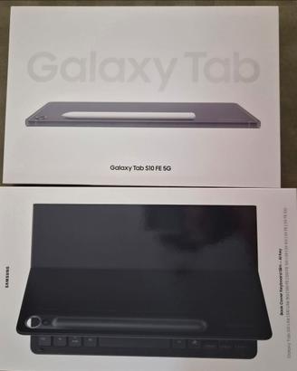 Samsung Tab S10 FE 5G + book cover keyboard slim