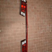 Fanaleria completa rossa alfa 75. Barra rossa