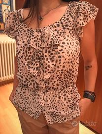 Blusa fantasia animalier tg.40 - ONLY