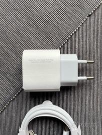 Caricatore 20W Apple + Cavo 60W usb-c/usb-c Apple