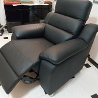 Poltrona relax elettrica nera ARENA II