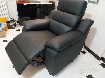 Poltrona relax elettrica nera ARENA II