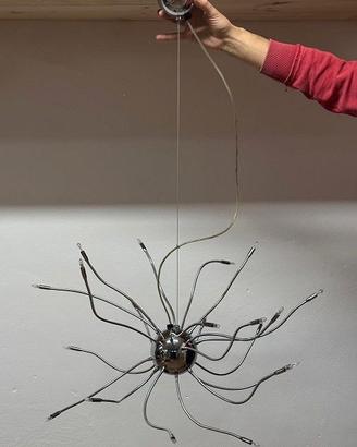 Lampadario  sosp.  20 luci con bracci flessibili.