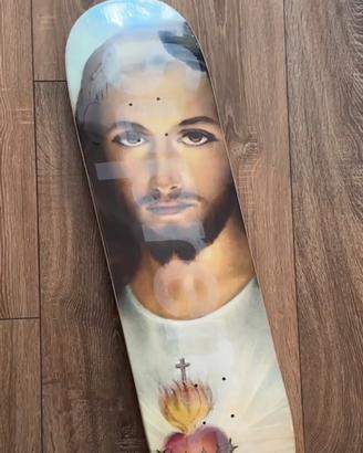 Supreme Prayer Card Skateboard Multicolor 8.25