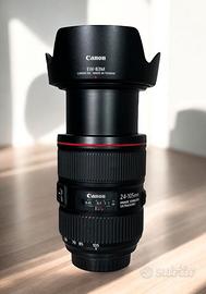 Canon EF 24-105mm f/4L IS USM Obbiettivo - Nero