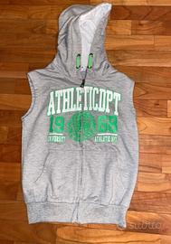 Felpa smanicata con cappuccio bambino