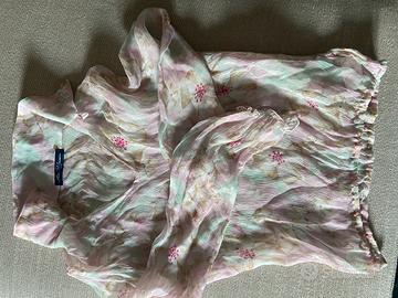 Camicia seta bambina Miss Blumarine
