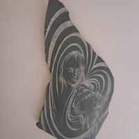 Pietra ollare incisa