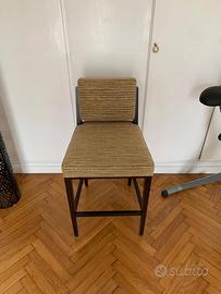 Sgabello in legno imbottito tipo LV