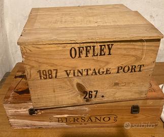 Cassette legno vini/liquori vintage