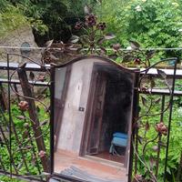 specchio in ferro battuto Antico