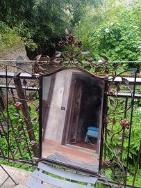 specchio in ferro battuto Antico