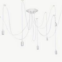 Lampadario 6 bulbi a sospensione, mai utilizzato