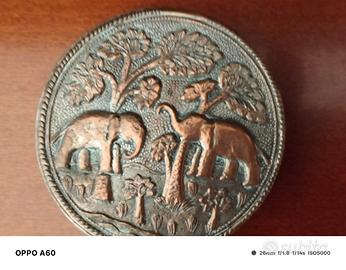 Scatolina metallo indiana