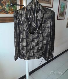Valentino bluse nera e oro vintage