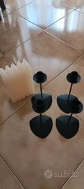 Portacandele e candele Ikea 