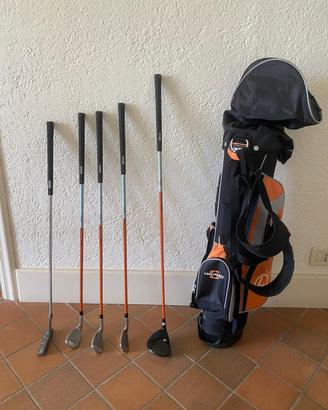 Sacca da golf completa per bambini