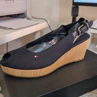 Sandalo con zeppa Tommy Hilfiger originale