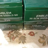 4 mulinelli daiwa emblem 35 scw 5000ld qd carpfish