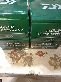 4 mulinelli daiwa emblem 35 scw 5000ld qd carpfish