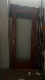 porta in ciliegio + cornici