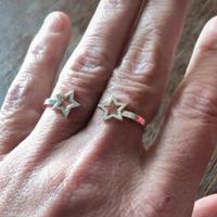 Anello doppio stelle