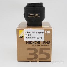 Nikon Nikkor AF-S 35mm f1.8G Usato