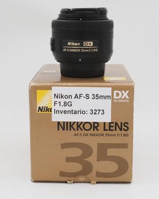 Nikon Nikkor AF-S 35mm f1.8G Usato