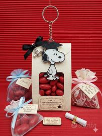 Bomboniera Snoopy laurea 10 pezzi