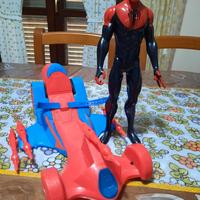 Marvel-Action Spider-Man da 30 cm con Veicolo