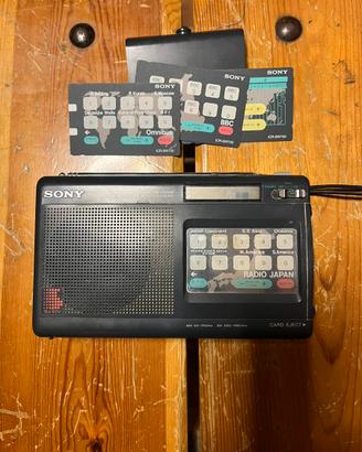 Sony radio ricevitore mondiale a schede