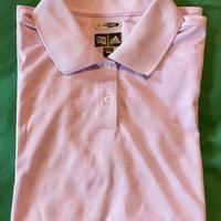 Polo sportiva donna ADIDAS, rosa tenue, taglia M