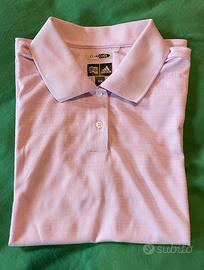 Polo sportiva donna ADIDAS, rosa tenue, taglia M