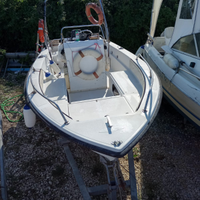 Barca +motore+carrello