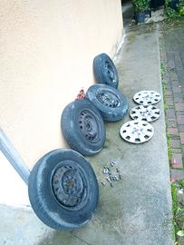 ruote complete Fiat panda 