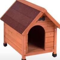 casetta per cani con veranda