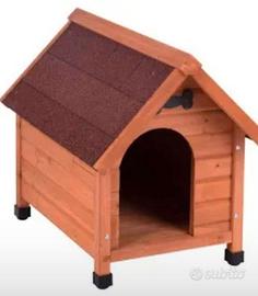 casetta per cani con veranda