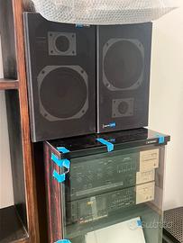 Impianto hi-fi stereo anni 80 completo pioneer