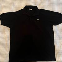 Polo Lacoste color nero, taglia 7