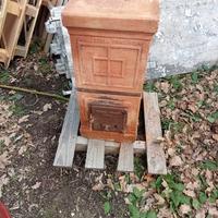 Stufa Becchi Forlì in terracotta