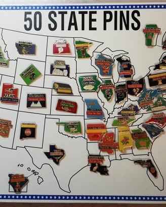 Bandierine Stati Uniti d'America - 50 American Sta