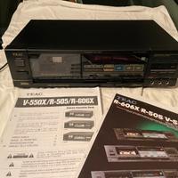 PIASTRA MUSICASETTE TEAC V-550X
