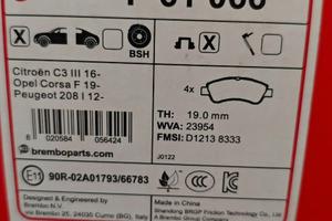 Pastiglie freno Brembo P 61066