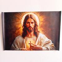 Stampa,Quadro su tela,Gesù con Sacro Cuore, 30×45 