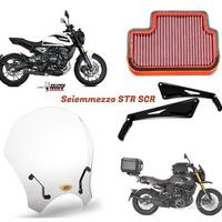 Moto Morini Seiemezzo SCR STR valigie pedane freni
