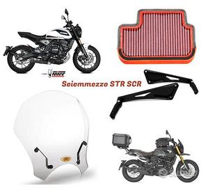 Moto Morini Seiemezzo SCR STR valigie pedane freni