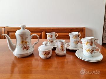 Servizio da caffè x 6 in porcellana Bavaria
