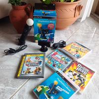 PlayStation Move starter pack PS3+ giochi+ cavo